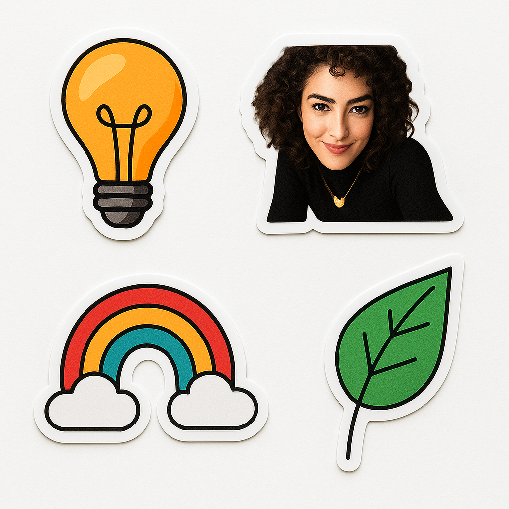 Görselden özel kesim sticker/etiket oluşturma hizmeti